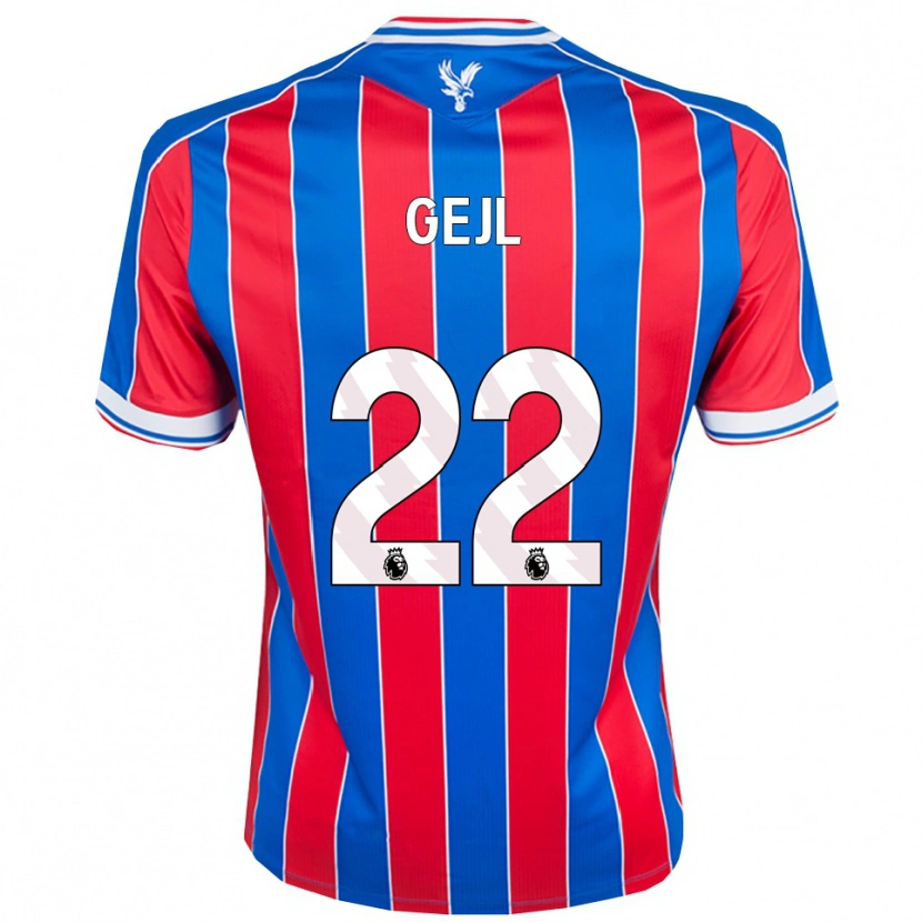 Danxen Herren Mille Gejl #22 Blau Rot Weiß Heimtrikot Trikot 2025/26 T-Shirt Österreich