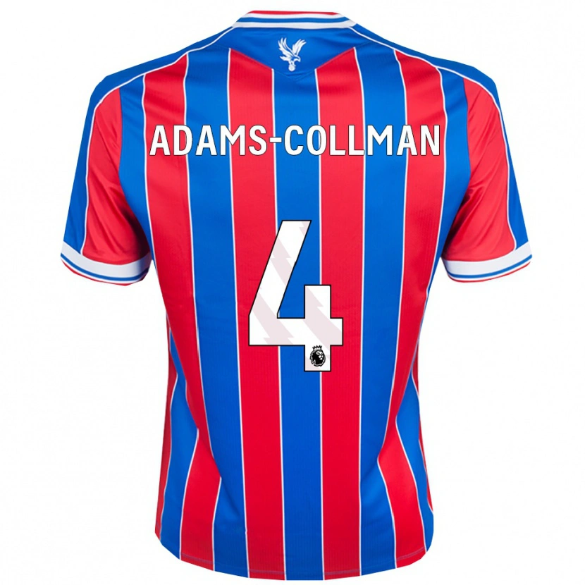 Danxen Herren Kai-Reece Adams-Collman #4 Blau Rot Weiß Heimtrikot Trikot 2025/26 T-Shirt Österreich