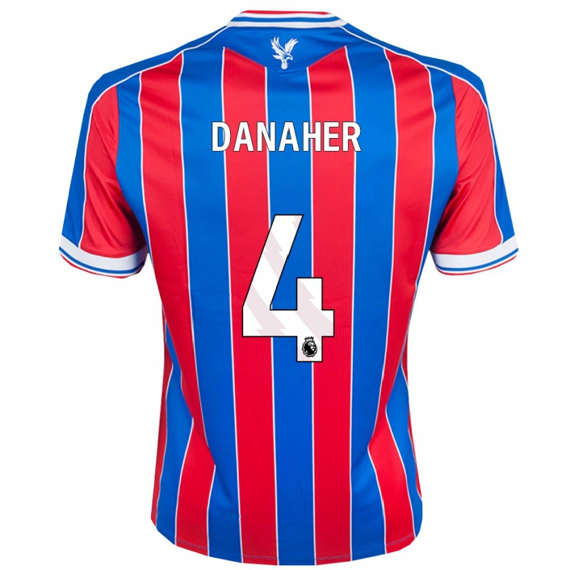 Danxen Herren Euan Danaher #4 Blau Rot Weiß Heimtrikot Trikot 2025/26 T-Shirt Österreich