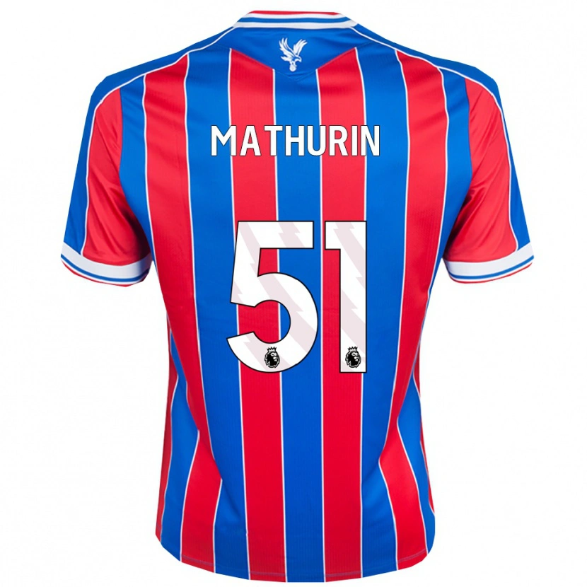 Danxen Herren Roshaun Mathurin #51 Blau Rot Weiß Heimtrikot Trikot 2025/26 T-Shirt Österreich