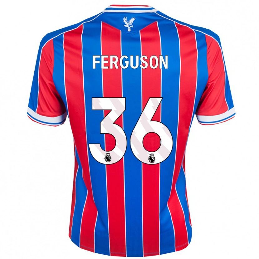 Danxen Herren Nathan Ferguson #36 Blau Rot Weiß Heimtrikot Trikot 2025/26 T-Shirt Österreich
