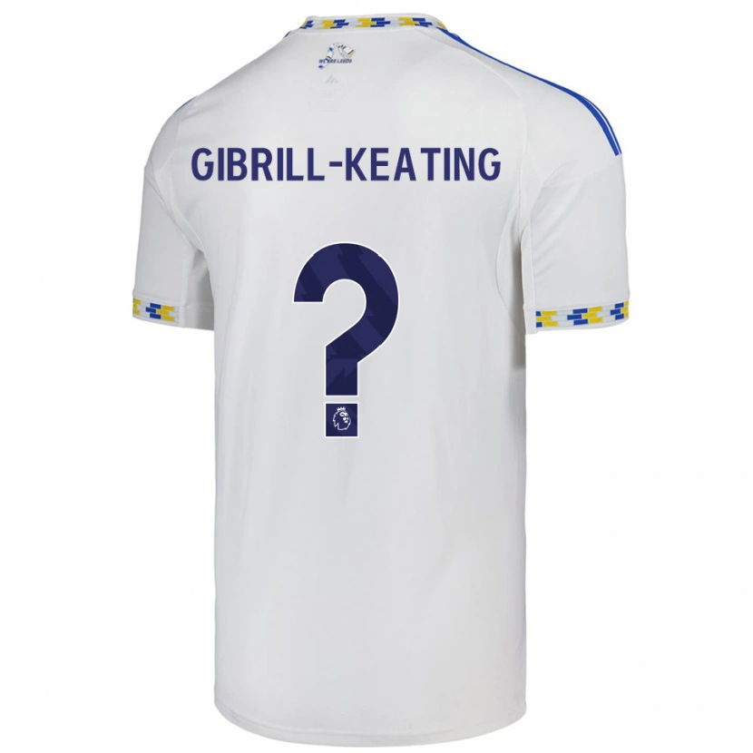 Danxen Herren Sian Gibrill-Keating #0 Weiß Blau Heimtrikot Trikot 2025/26 T-Shirt Österreich