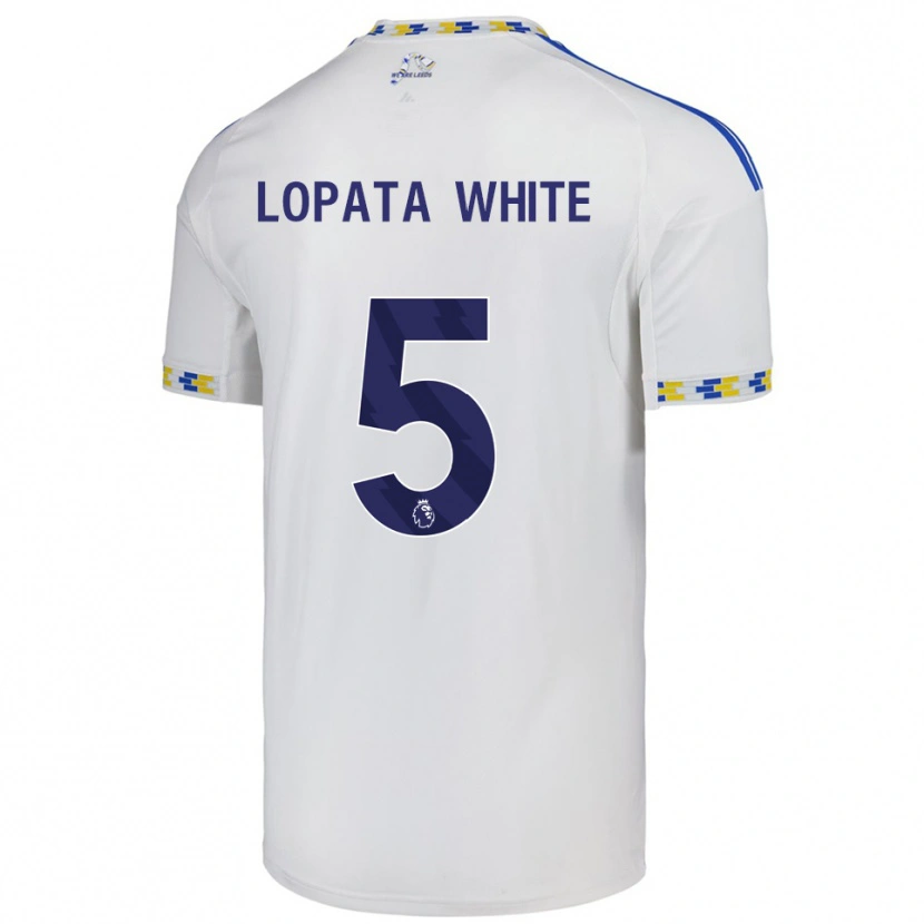 Danxen Herren Reuben Lopata-White #5 Weiß Blau Heimtrikot Trikot 2025/26 T-Shirt Österreich
