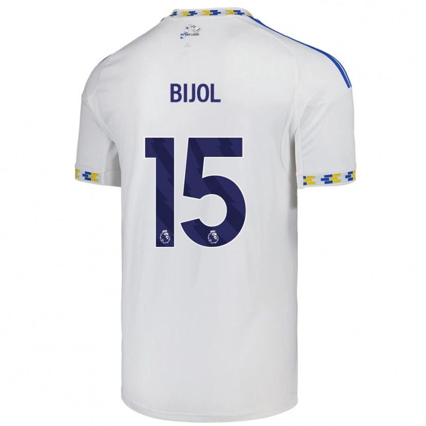 Danxen Herren Jaka Bijol #15 Weiß Blau Heimtrikot Trikot 2025/26 T-Shirt Österreich