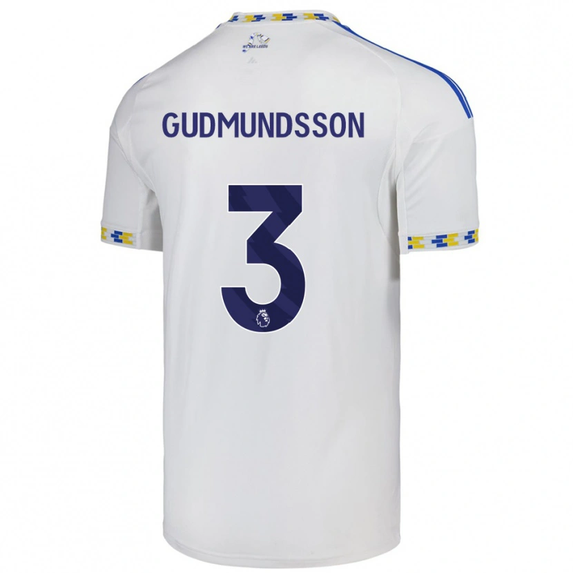 Danxen Herren Gabriel Gudmundsson #3 Weiß Blau Heimtrikot Trikot 2025/26 T-Shirt Österreich