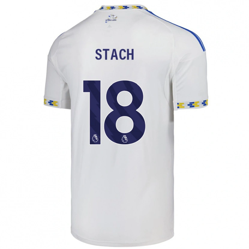 Danxen Herren Anton Stach #18 Weiß Blau Heimtrikot Trikot 2025/26 T-Shirt Österreich