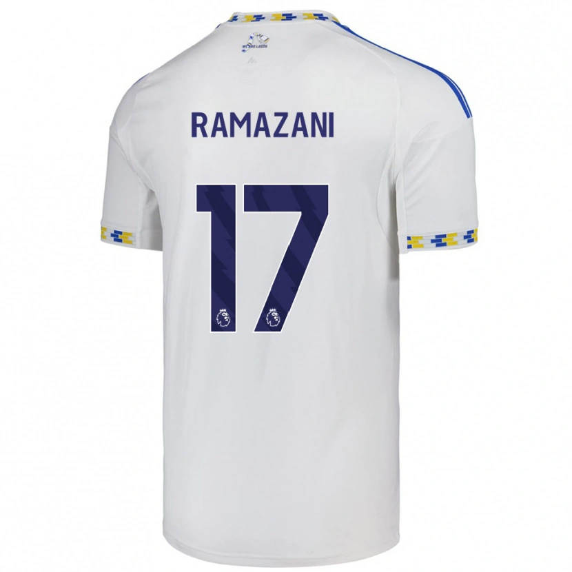 Danxen Herren Largie Ramazani #17 Weiß Blau Heimtrikot Trikot 2025/26 T-Shirt Österreich