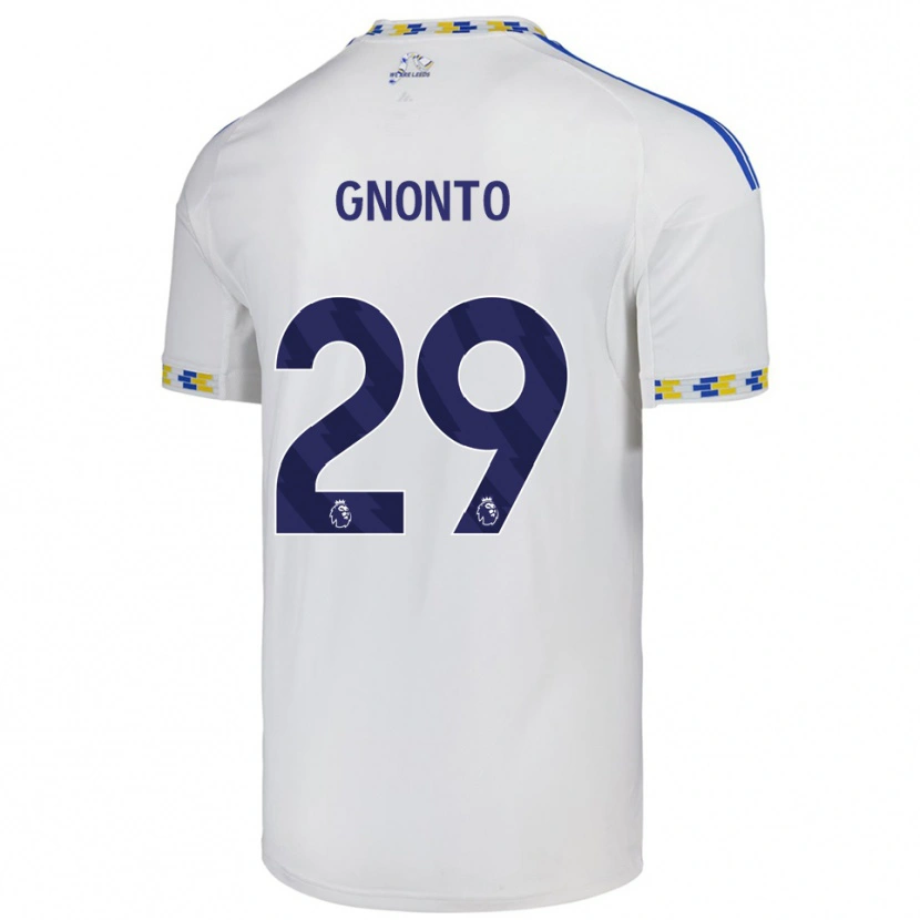 Danxen Herren Wilfried Gnonto #29 Weiß Blau Heimtrikot Trikot 2025/26 T-Shirt Österreich
