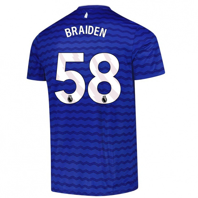 Danxen Herren Braiden Graham #58 Blau Marineblau Heimtrikot Trikot 2025/26 T-Shirt Österreich