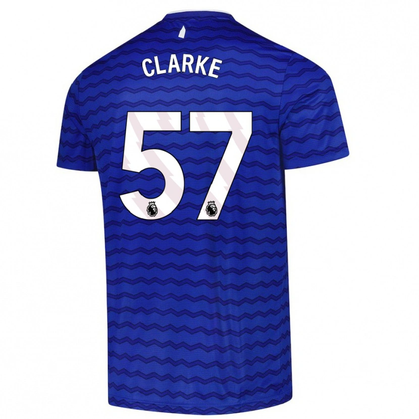 Danxen Herren Justin Clarke #57 Blau Marineblau Heimtrikot Trikot 2025/26 T-Shirt Österreich