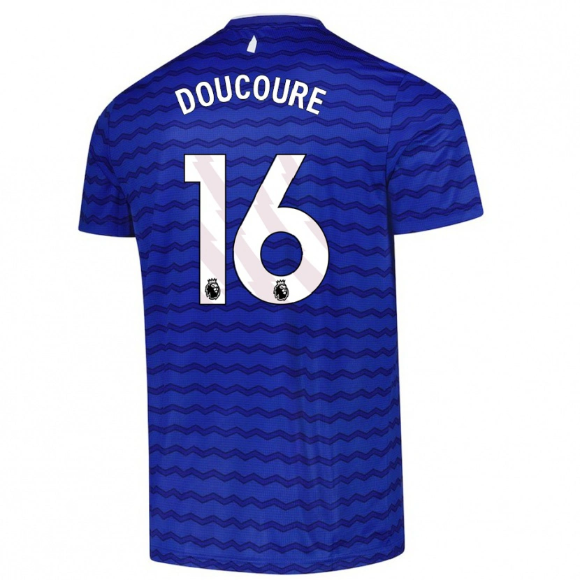 Danxen Herren Abdoulaye Doucoure #16 Blau Marineblau Heimtrikot Trikot 2025/26 T-Shirt Österreich