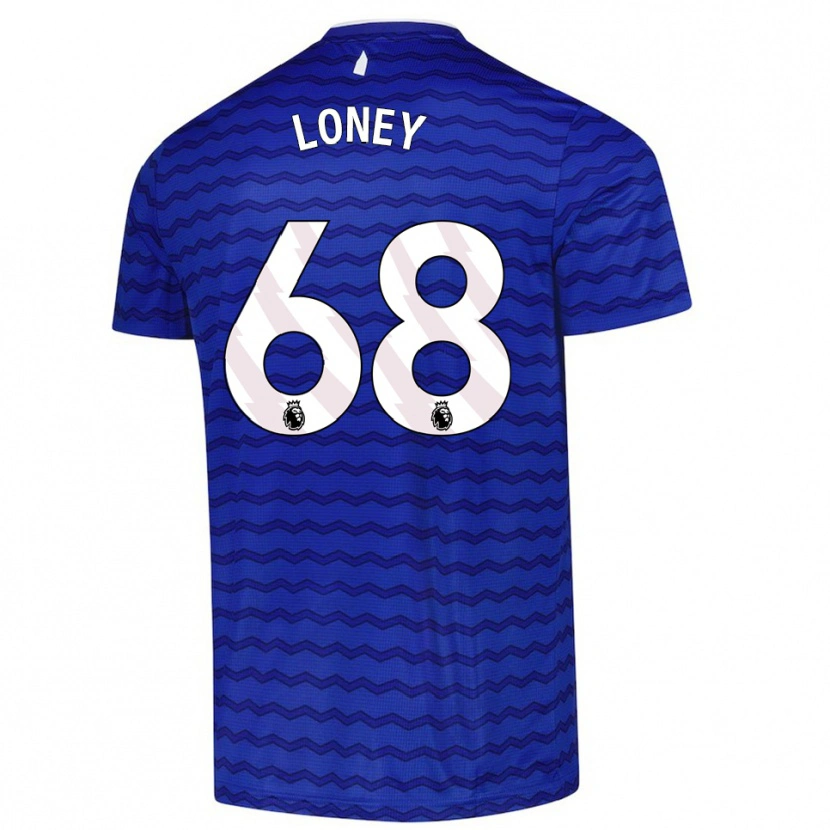 Danxen Herren Ceiran Loney #68 Blau Marineblau Heimtrikot Trikot 2025/26 T-Shirt Österreich