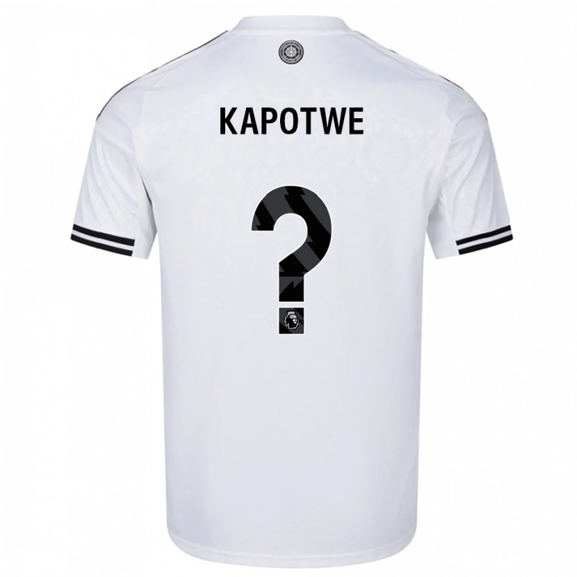 Danxen Herren Chase Kapotwe #0 Weiß Schwarz Heimtrikot Trikot 2025/26 T-Shirt Österreich