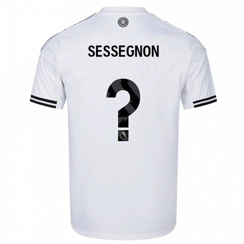 Danxen Herren Kayden Sessegnon #0 Weiß Schwarz Heimtrikot Trikot 2025/26 T-Shirt Österreich