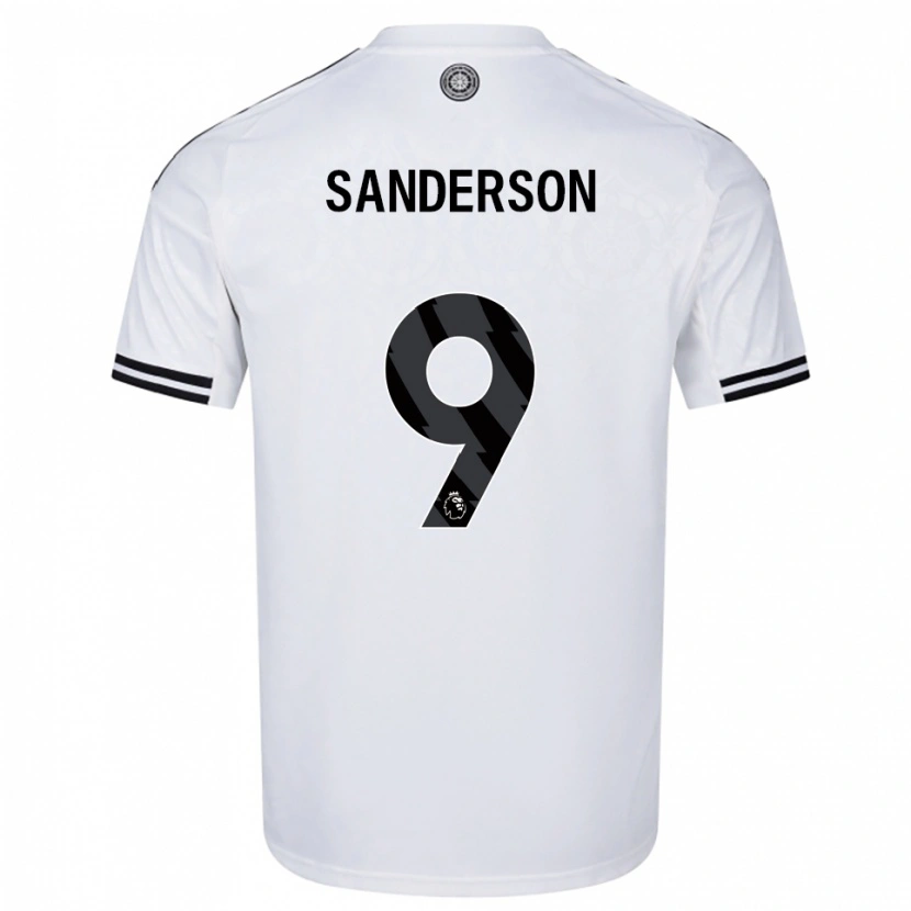 Danxen Herren Oliver Sanderson #9 Weiß Schwarz Heimtrikot Trikot 2025/26 T-Shirt Österreich