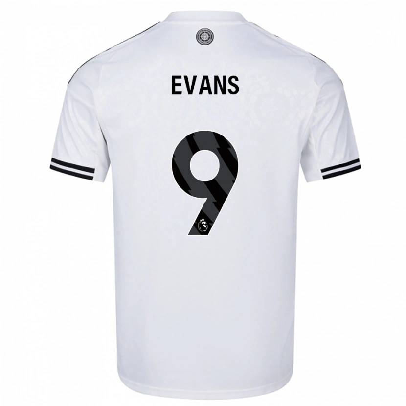 Danxen Herren Aidan Evans #9 Weiß Schwarz Heimtrikot Trikot 2025/26 T-Shirt Österreich