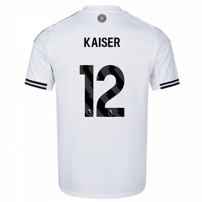 Danxen Herren Dino Kaiser #12 Weiß Schwarz Heimtrikot Trikot 2025/26 T-Shirt Österreich