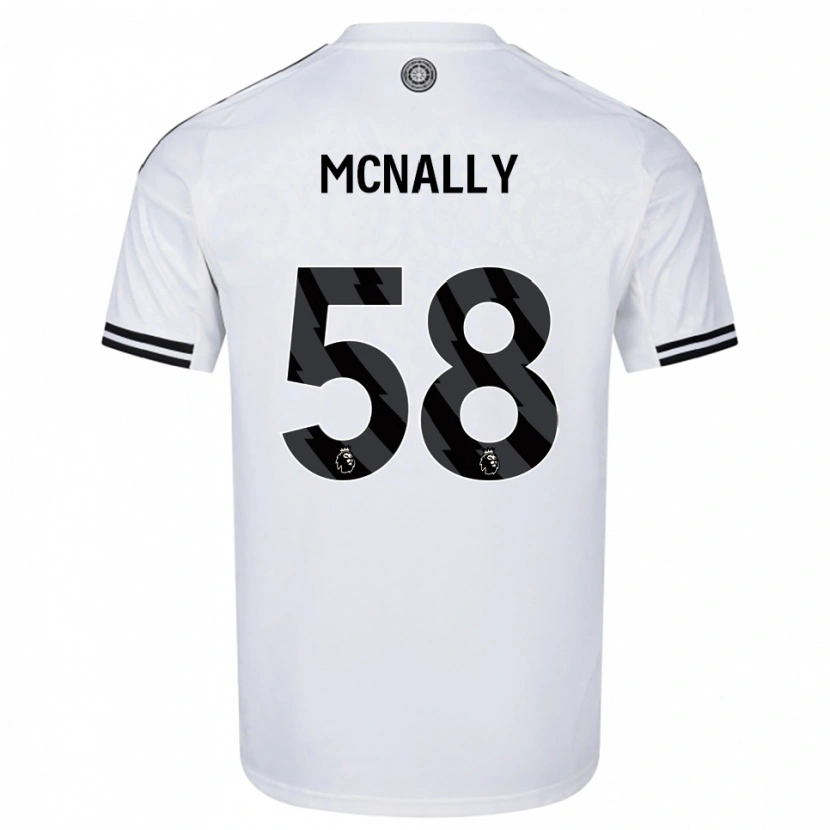 Danxen Herren Alfie Mcnally #58 Weiß Schwarz Heimtrikot Trikot 2025/26 T-Shirt Österreich