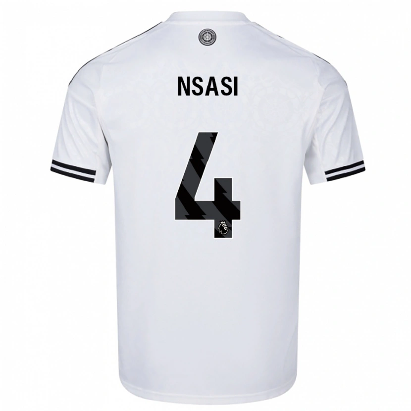 Danxen Herren Eddy Nsasi #4 Weiß Schwarz Heimtrikot Trikot 2025/26 T-Shirt Österreich