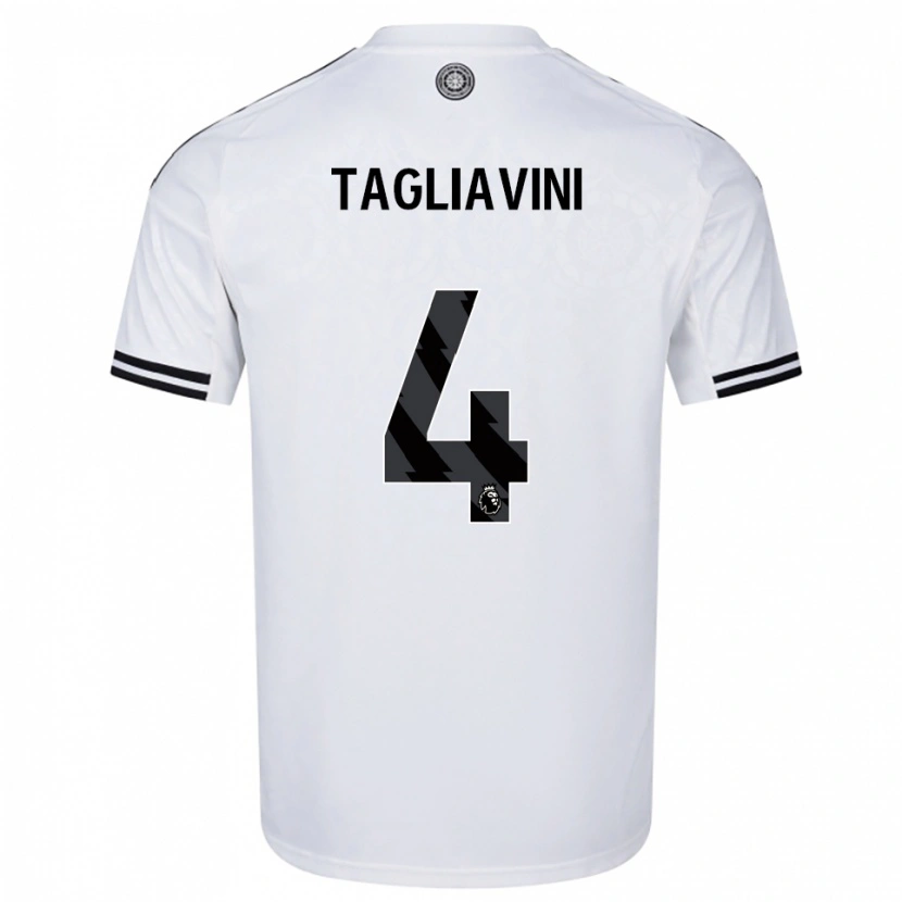 Danxen Herren Ella Tagliavini #4 Weiß Schwarz Heimtrikot Trikot 2025/26 T-Shirt Österreich