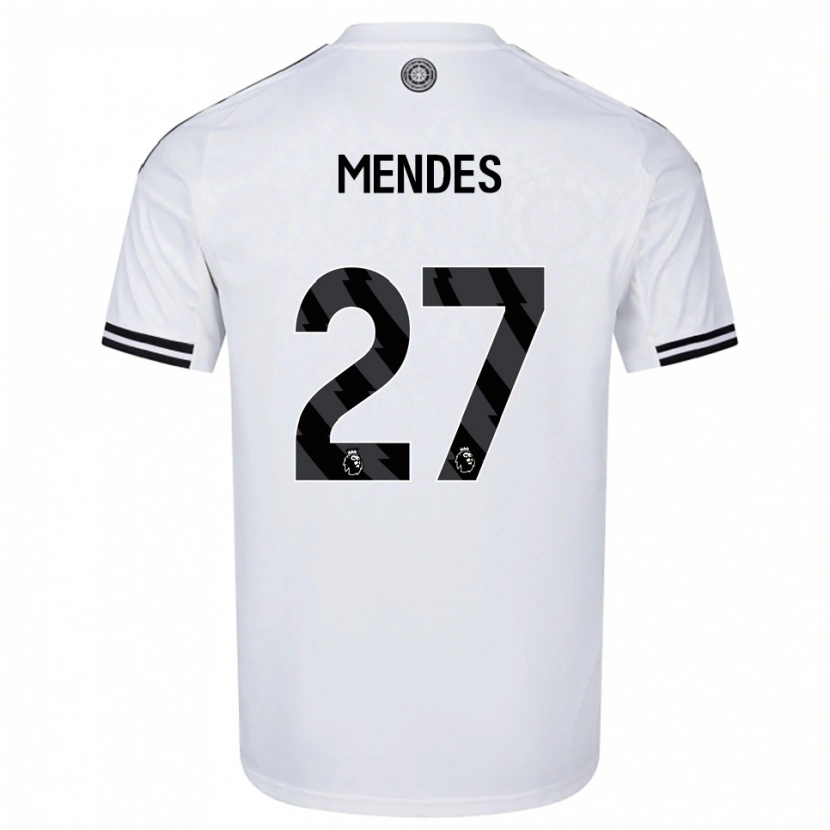 Danxen Herren Megalie Mendes #27 Weiß Schwarz Heimtrikot Trikot 2025/26 T-Shirt Österreich