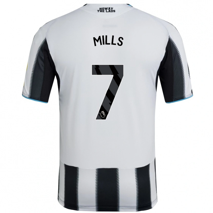 Danxen Herren Michael Mills #7 Schwarz Weiß Heimtrikot Trikot 2025/26 T-Shirt Österreich