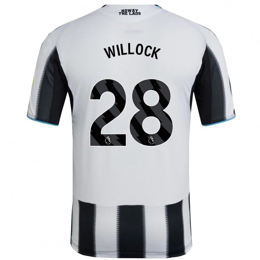 Danxen Herren Joe Willock #28 Schwarz Weiß Heimtrikot Trikot 2025/26 T-Shirt Österreich