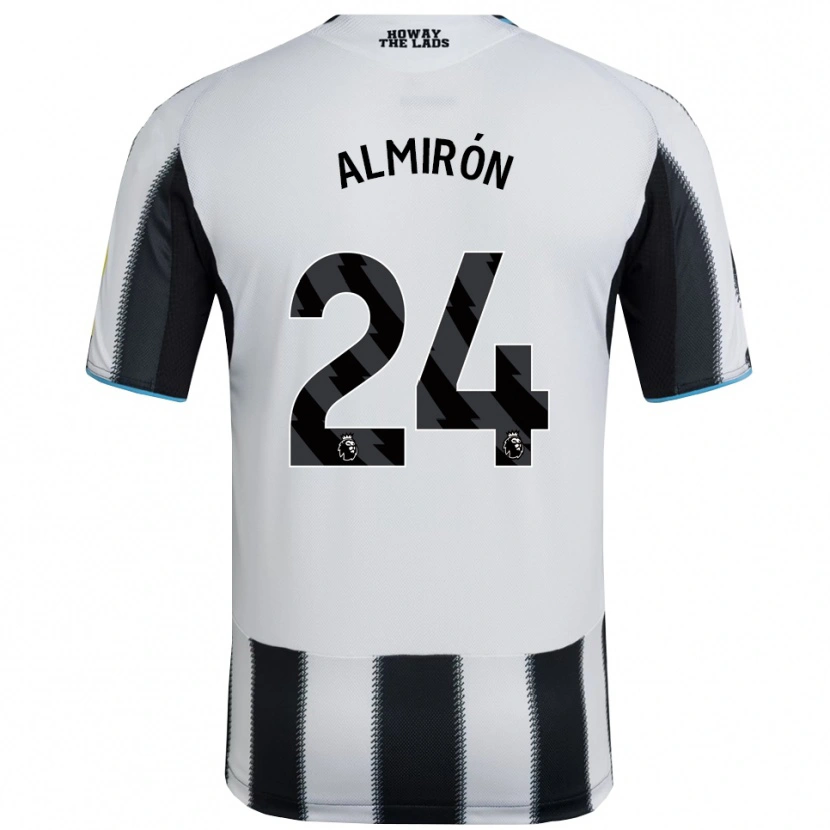 Danxen Herren Miguel Almiron #24 Schwarz Weiß Heimtrikot Trikot 2025/26 T-Shirt Österreich