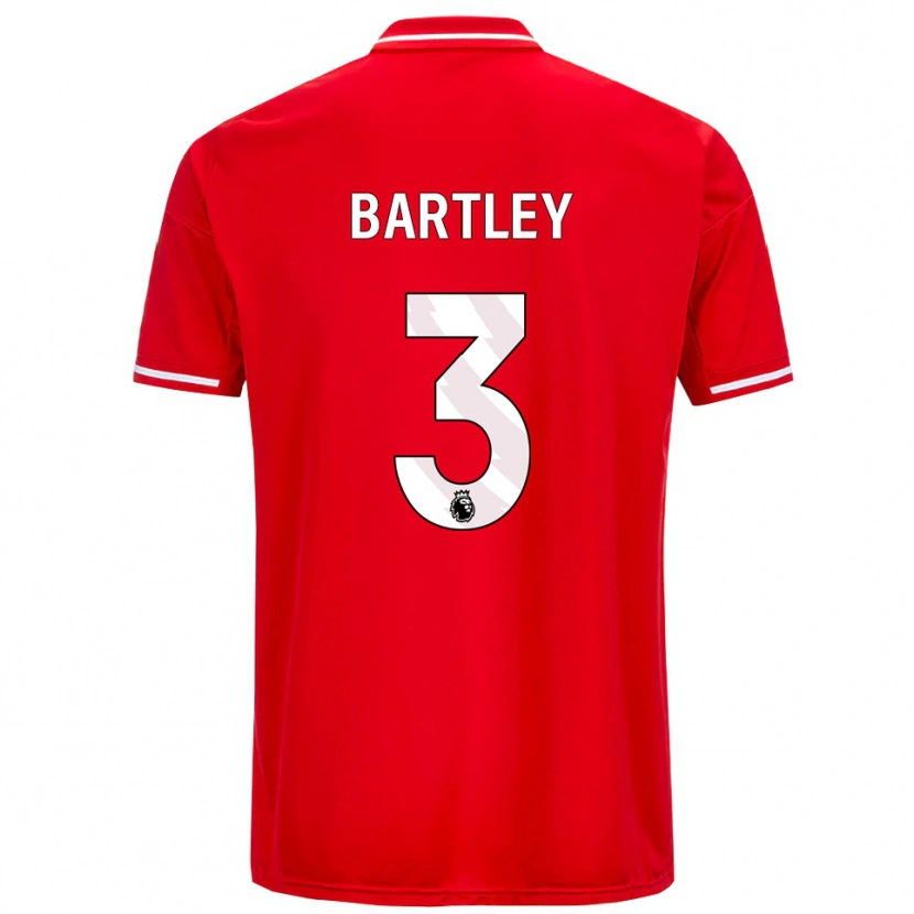 Danxen Herren Okello Bartley #3 Rot Weiß Heimtrikot Trikot 2025/26 T-Shirt Österreich