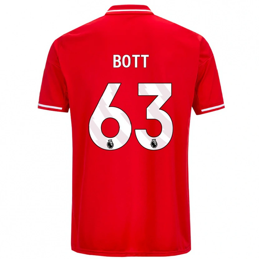 Danxen Herren Aaron Bott #63 Rot Weiß Heimtrikot Trikot 2025/26 T-Shirt Österreich
