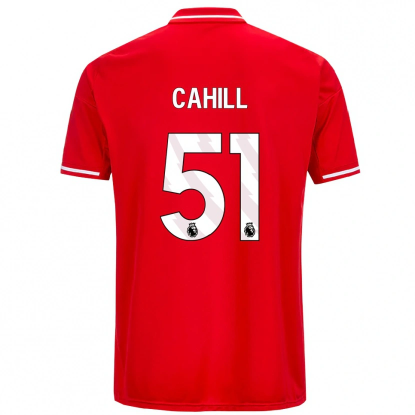Danxen Herren Shae Cahill #51 Rot Weiß Heimtrikot Trikot 2025/26 T-Shirt Österreich