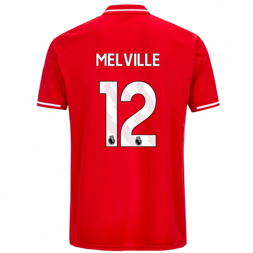 Danxen Herren Logan Melville #12 Rot Weiß Heimtrikot Trikot 2025/26 T-Shirt Österreich