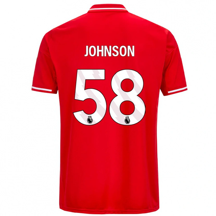Danxen Herren Pharrell Johnson #58 Rot Weiß Heimtrikot Trikot 2025/26 T-Shirt Österreich