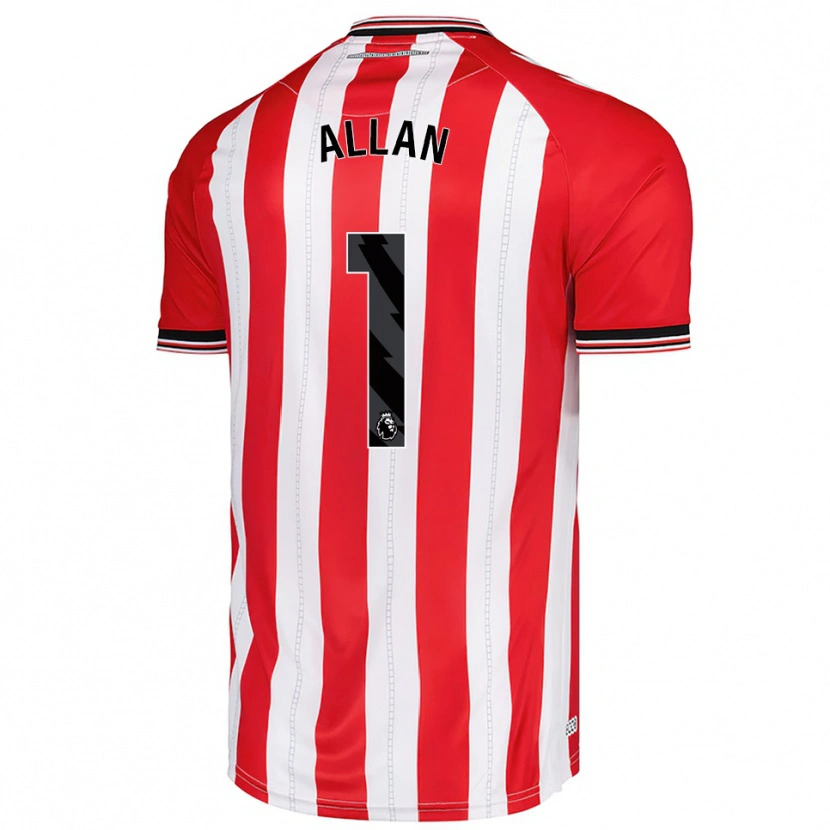 Danxen Herren Isaac Allan #1 Rot Weiß Heimtrikot Trikot 2025/26 T-Shirt Österreich