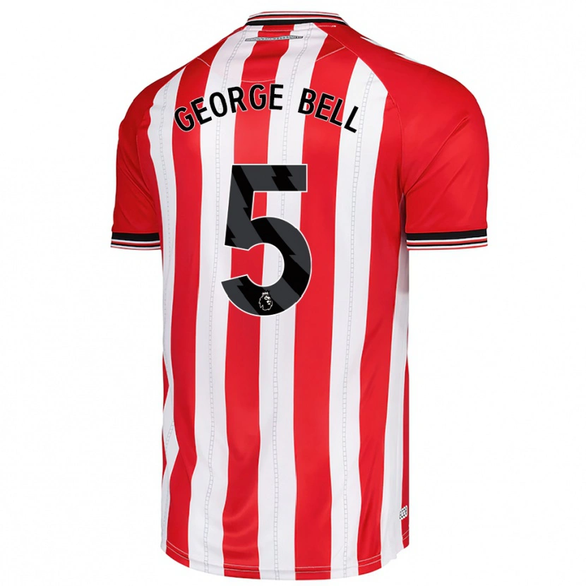 Danxen Herren George Bell #5 Rot Weiß Heimtrikot Trikot 2025/26 T-Shirt Österreich