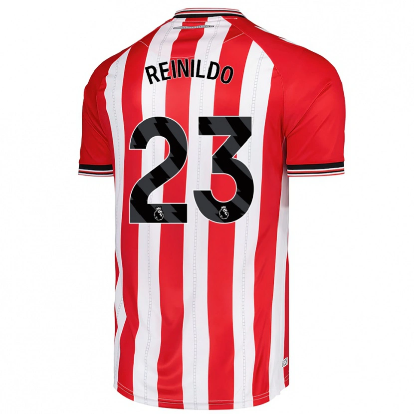 Danxen Herren Reinildo Mandava #23 Rot Weiß Heimtrikot Trikot 2025/26 T-Shirt Österreich