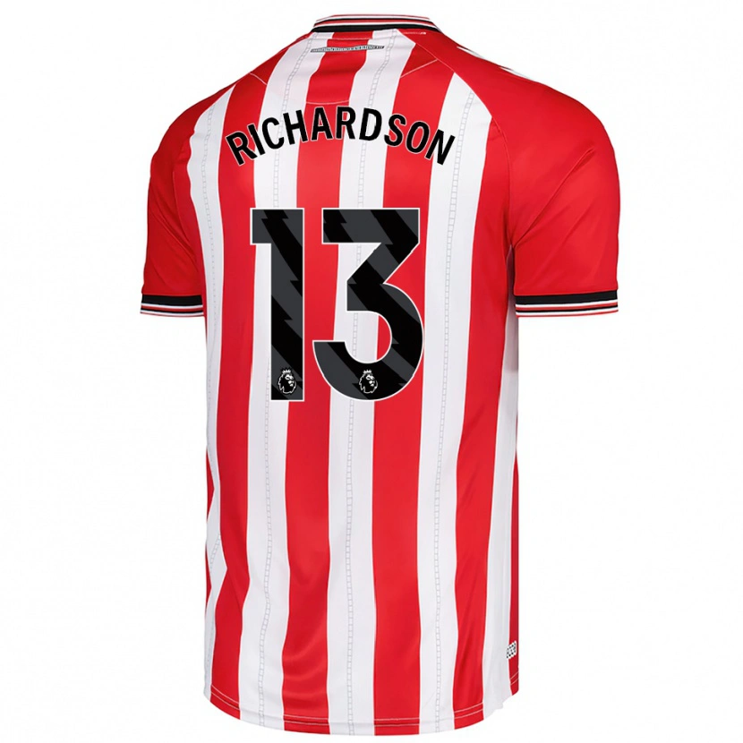 Danxen Herren Adam Richardson #13 Rot Weiß Heimtrikot Trikot 2025/26 T-Shirt Österreich