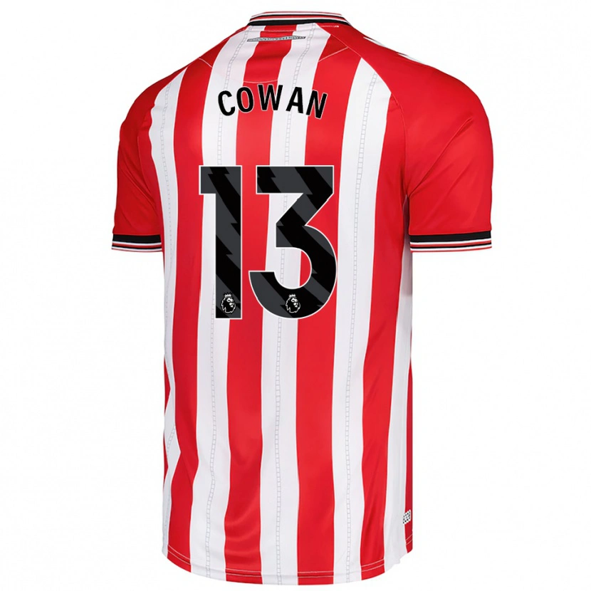 Danxen Herren Joe Cowan #13 Rot Weiß Heimtrikot Trikot 2025/26 T-Shirt Österreich