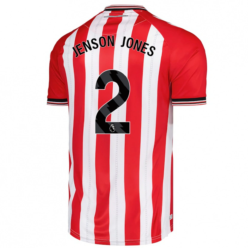 Danxen Herren Jenson Jones #2 Rot Weiß Heimtrikot Trikot 2025/26 T-Shirt Österreich