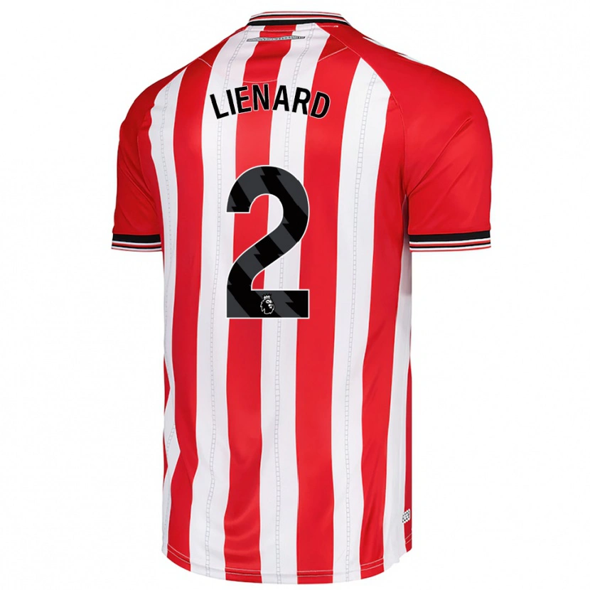 Danxen Herren Alex Lienard #2 Rot Weiß Heimtrikot Trikot 2025/26 T-Shirt Österreich