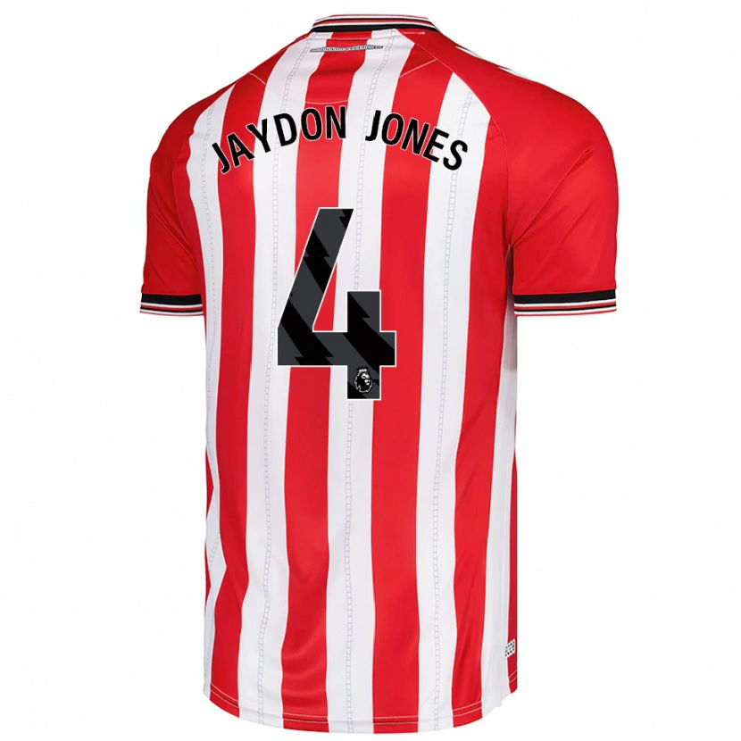 Danxen Herren Jaydon Jones #4 Rot Weiß Heimtrikot Trikot 2025/26 T-Shirt Österreich