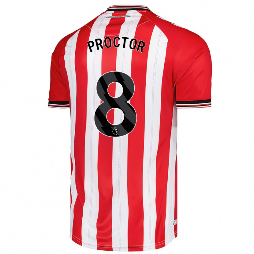 Danxen Herren Tom Proctor #8 Rot Weiß Heimtrikot Trikot 2025/26 T-Shirt Österreich