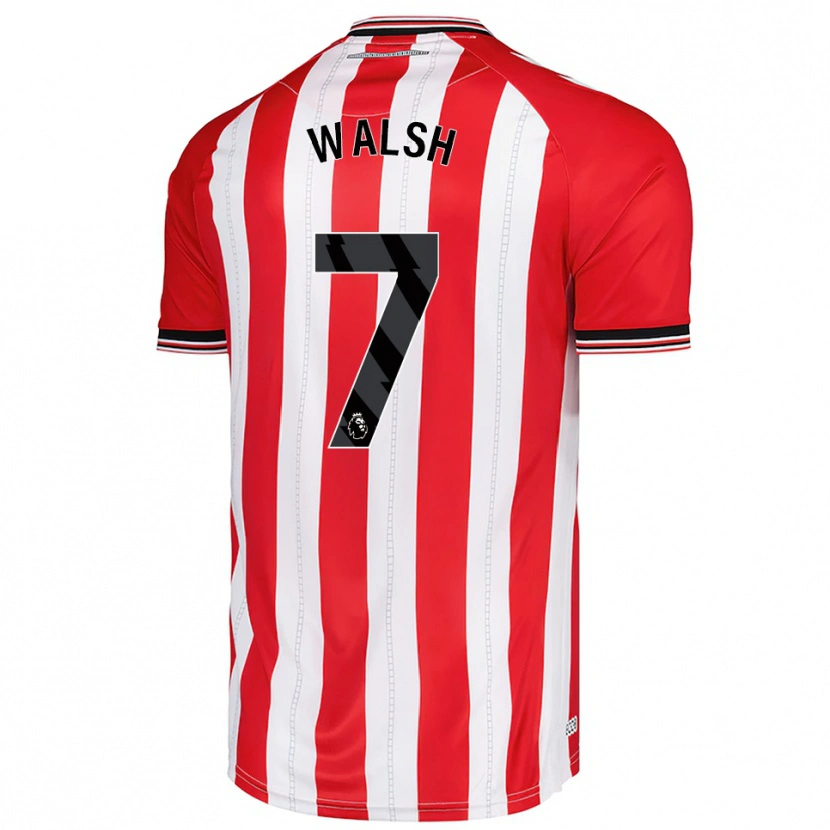 Danxen Herren Rhys Walsh #7 Rot Weiß Heimtrikot Trikot 2025/26 T-Shirt Österreich