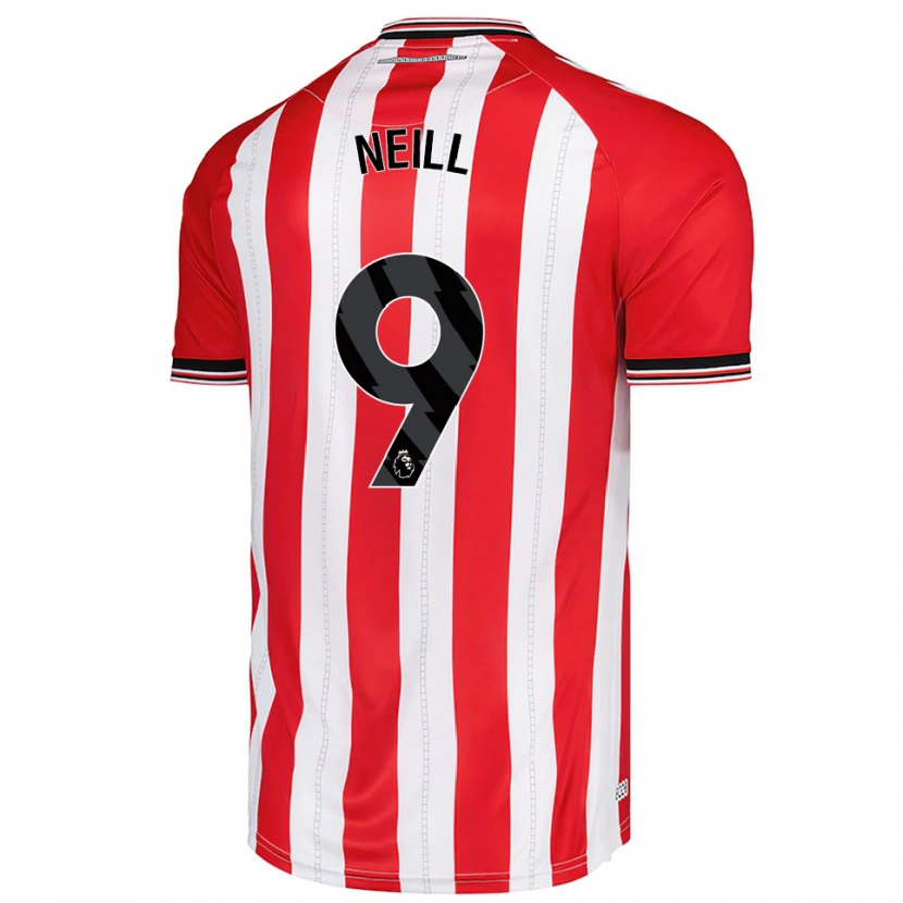 Danxen Herren Marcus Neill #9 Rot Weiß Heimtrikot Trikot 2025/26 T-Shirt Österreich