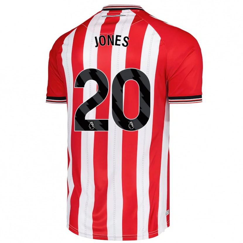 Danxen Herren Ellen Jones #20 Rot Weiß Heimtrikot Trikot 2025/26 T-Shirt Österreich