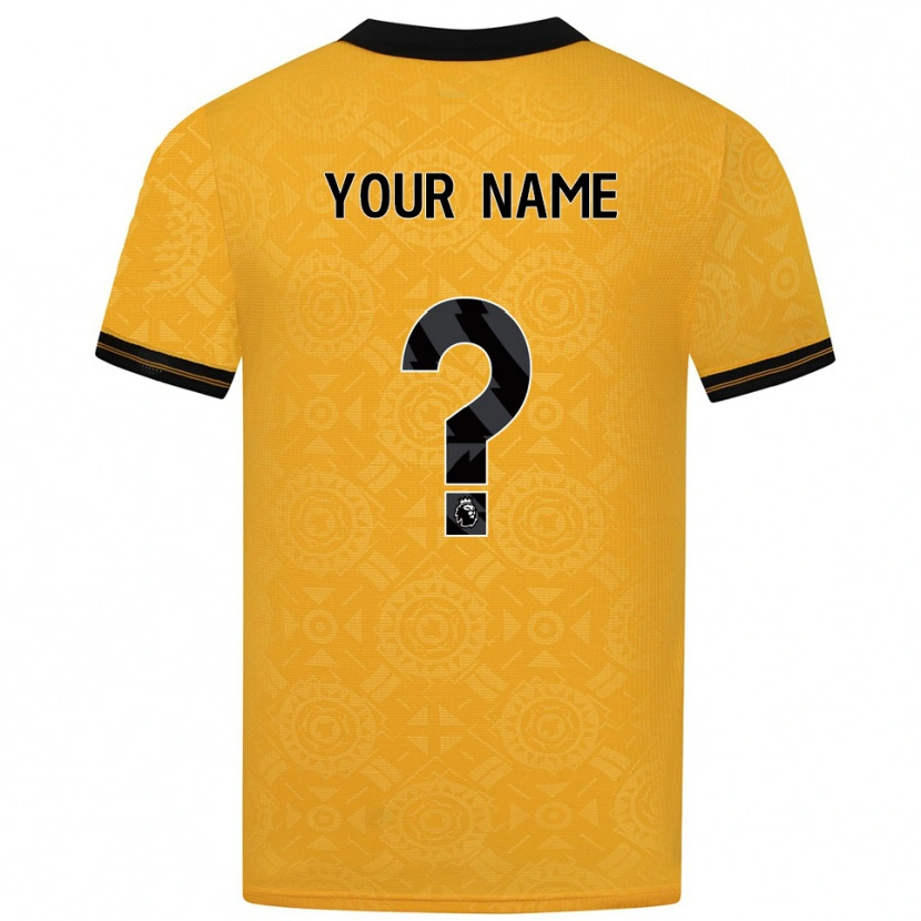 Danxen Herren Ihren Namen #0 Gelb Schwarz Heimtrikot Trikot 2025/26 T-Shirt Österreich