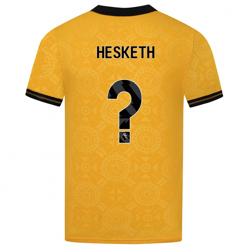 Danxen Herren Owen Hesketh #0 Gelb Schwarz Heimtrikot Trikot 2025/26 T-Shirt Österreich