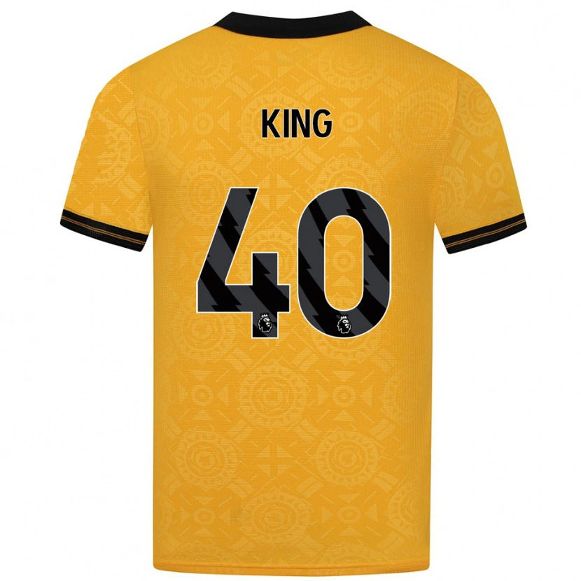 Danxen Herren Tom King #40 Gelb Schwarz Heimtrikot Trikot 2025/26 T-Shirt Österreich