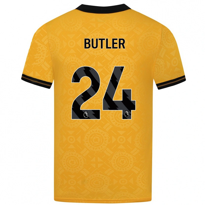 Danxen Herren Elli Butler #24 Gelb Schwarz Heimtrikot Trikot 2025/26 T-Shirt Österreich