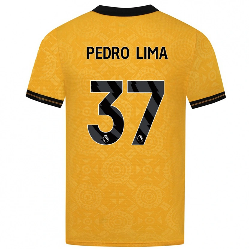 Danxen Herren Pedro Lima #37 Gelb Schwarz Heimtrikot Trikot 2025/26 T-Shirt Österreich